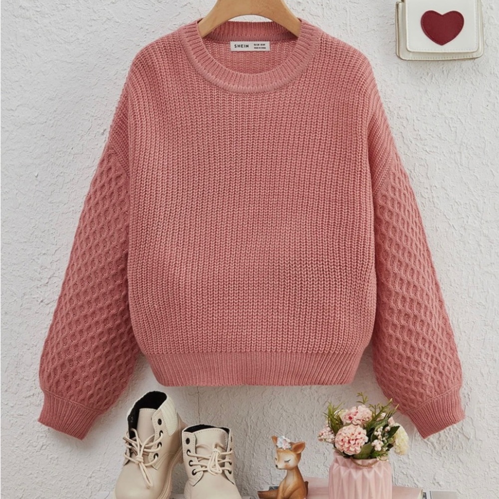 SHEIN puff sleeve sweater